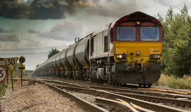 Freight train — rail transport