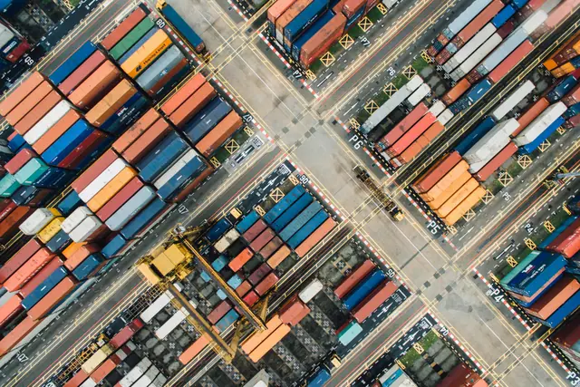 Port container terminal — ocean freight