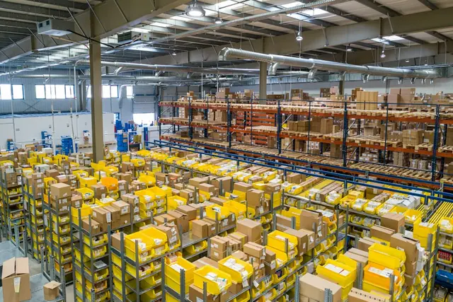 Warehouse — illustration of logistics coordination